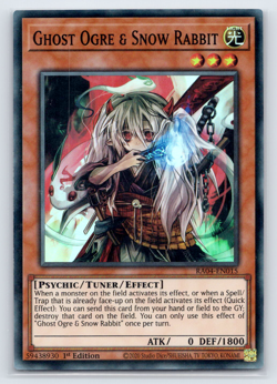 Ghost Ogre & Snow Rabbit - RA04-EN015 - Super Rare - 1st Edition Yugioh - Image 1