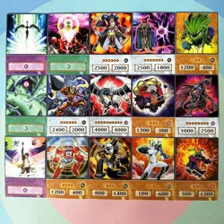 YUGIOH 100Pcs Blue Eyes Dark Magician Exodia Obelisk DM GX Slifer Style Cards - Image 4