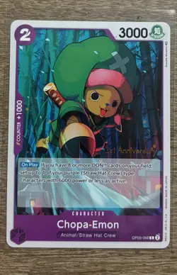 One Piece Card Game Chopa-Emon OP05-068 1st Anniversary Promo English - Image 1