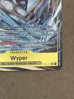 Wyper OP15-114 SR ALT ART | One Piece TCG | ENGLISH | LP - Image 5