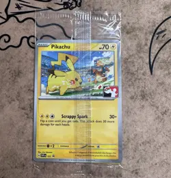 Pikachu SVP101 Black Star Promo Play League Pokemon Card TCG SEALED - Image 1