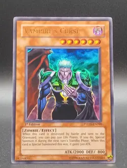 Yu-Gi-Oh | 2 Cards Lot | Vampire's Course 1st Edition, Lord Of D 1st Edition - Image 3