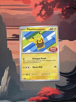 Pokemon Berkemeja Staryu Promo Pikachu's Indonesia Journey Card 155/SV-P - Image 1