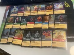 Disney Lorcana TCG Cold Foil Card Lot Of 26 (random chapters) - Image 1
