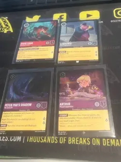 Disney Lorcana TCG Cold Foil Card Lot Of 26 (random chapters) - Image 2
