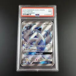 PSA 9 Lugia GX 207/214 Pokemon Lost Thunder Graded Card - Image 1