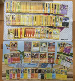 Vintage Pokemon Card Lot Holo Etc MP-Damaged Charizard Mew Umbreon Fire 860+ - Image 1