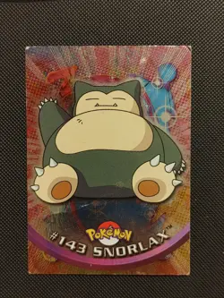 Pokemon 2000 Topps Pokemon TV Animation Edition Series 3 #143 Snorlax Card TCCCX - Image 1