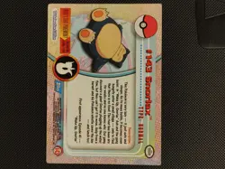 Pokemon 2000 Topps Pokemon TV Animation Edition Series 3 #143 Snorlax Card TCCCX - Image 4