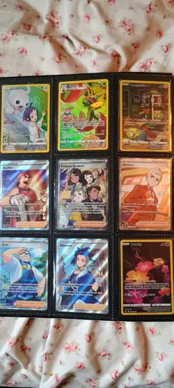 Pokemon Cards Collection Binder Gold, Rainbow, Full Art - Image 2