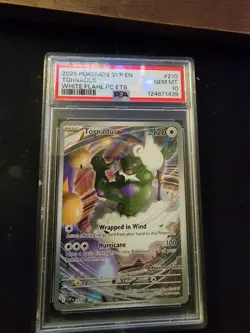 2025 Pokemon Center SVP Tornadus Graded GEM MT 10 Card - Image 1