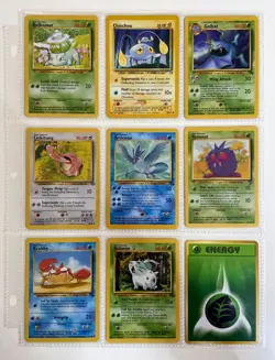 Pokemon Card Binder Collection - Vintage Card Lot | 1999-2000 WOTC Rare/Uncommon - Image 1