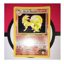 Brock's Ninetales 3/132 Gym Challenge Holo Rare 70HP WOTC 2000 Eng - Image 1