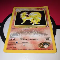 Brock's Ninetales 3/132 Gym Challenge Holo Rare 70HP WOTC 2000 Eng - Image 3
