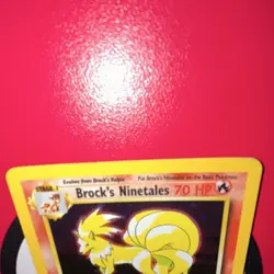 Brock's Ninetales 3/132 Gym Challenge Holo Rare 70HP WOTC 2000 Eng - Image 4