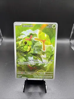 Pokemon TCG Caterpie 172/165 Scarlet & Violet 151 Holo Card NM Condition - Image 1