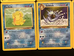 Pokemon TCG Vintage Lot of 12 Psyduck Neo Destiny Psyduck Team Rocket Returns LP - Image 4