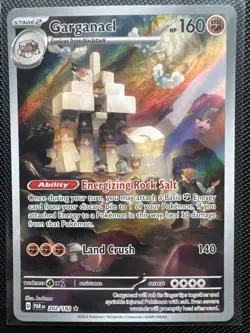 Pokemon - Paradox Rift - Garganacl ILLUSTRATION RARE - 202/182 - NM - Image 1