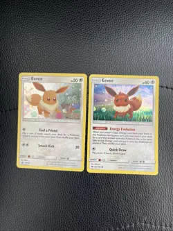 Eevee SM184 101/149 Black Star Promo Holo Pokemon Card Lot TCG - Image 1
