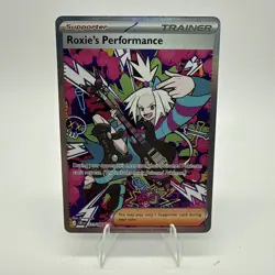 Pokemon TCG Roxie's Performance 121/086 Me04: Chaos Rising Holo Near Mint - Image 1