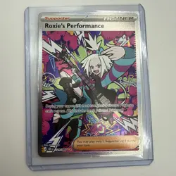 Pokemon TCG Roxie's Performance 121/086 Me04: Chaos Rising Holo Near Mint - Image 3