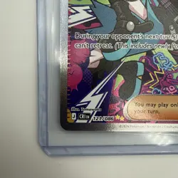 Pokemon TCG Roxie's Performance 121/086 Me04: Chaos Rising Holo Near Mint - Image 4
