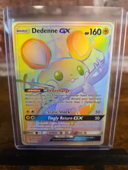 Dedenne GX - 219/214 - Secret Rare Pokemon Unbroken Bonds LP - Image 1