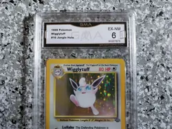 1999 Pokemon - Wigglytuff 16/64 - Jungle Holo - GMA 6 EX-NM #91027879 - Image 3