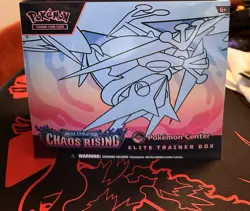 Pokemon TCG Chaos Rising Pokemon Center Elite Trainer Box ETB Factory Sealed ✨ - Image 1