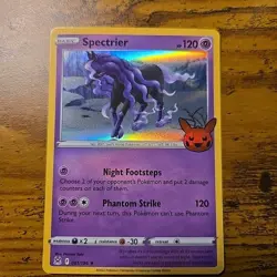 Spectrier 081/196 Trick or Trade Booster 2023 Holo NM Pokemon TCG - Image 1