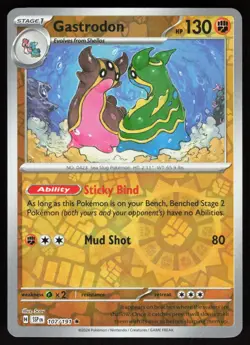 Gastrodon 107/191 Rare Surging Sparks Pokemon Reverse Holo Near Mint - Image 1