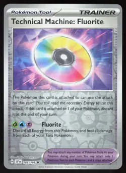 Technical Machine: Fluorite 188/191 Surging Sparks Pokemon Reverse Holo NM - Image 1