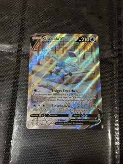 Glaziola/GLACEON V POKEMON #175 2021 EVOLVING SKIES ALTERNATE ART german - Image 1