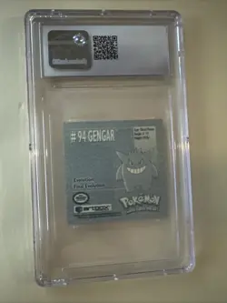 Gengar Pokemon Art Box Sticker Series 1 (1999) #94 CGC 10 Low Pop - Image 5