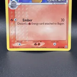 2005 Pokemon Bagon 58/113 Reverse Holo Delta Species STAMPED LP - Image 3