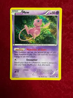 Pokemon TCG Mew Holo 29/124, Fates Collide (NM) - Image 1