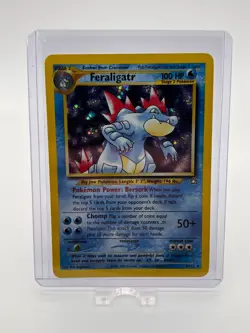 Pokemon Feraligatr Holo Foil Neo Genesis Unlimited 4/111 LP - Image 1