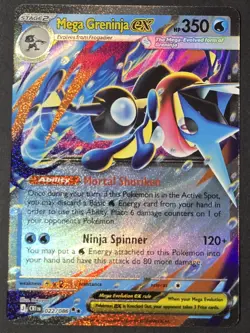 Pokemon TCG: Chaos Rising - Mega Greninja ex (022/086) Double Rare Holo - Image 1
