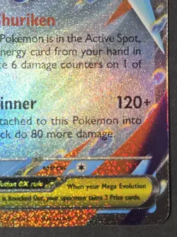 Pokemon TCG: Chaos Rising - Mega Greninja ex (022/086) Double Rare Holo - Image 4