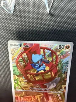 Riolu 010 Holo Promo ME: Mega Evolution Pokemon NM - Image 4