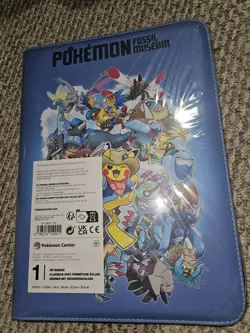 Pokemon Fossil Museum TCG Zip Binder Pokemon Center Exclusive - Image 2