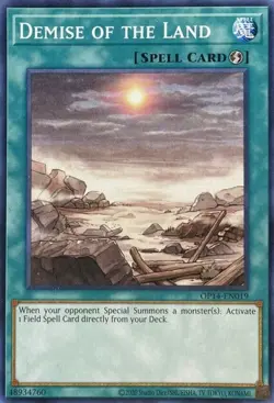Demise of the Land - OP14-EN019 - Common - Unlimited Edition x1 - Moderately Pla - Image 1