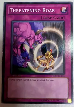 Threatening Roar 5DS3-EN036 1st Edition Yu-Gi-Oh 1996 - Image 1