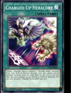 Yu-Gi-Oh Charged-Up Heraldry IGAS-EN060 1st Edition - Image 1