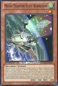 Mecha Phantom Beast Warbluran - JOTL-EN022 - Rare - Unlimited Edition - Lightly - Image 1