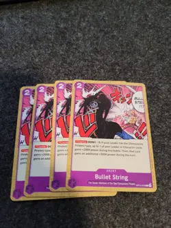 4x Bullet String C The Azure Sea's Seven OP14-078 One Piece TCG - Image 1