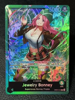 One Piece TCG - Lot of 5 Holo / Foil Leaders - English NM - Image 2