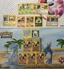 Vintage Pokemon Card Lot WOTC Holo First Edition Etc Fire Entei Machamp Moltres - Image 1
