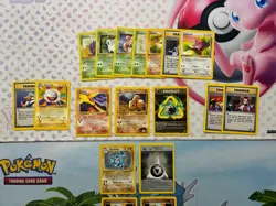Vintage Pokemon Card Lot WOTC Holo First Edition Etc Fire Entei Machamp Moltres - Image 3