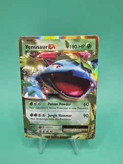 Venusaur EX Pokemon Holo Ultra Rare XY Evolutions 1/108 Foil Card 2016 - LP - Image 1